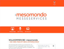 Tablet Screenshot of mesomondo.de